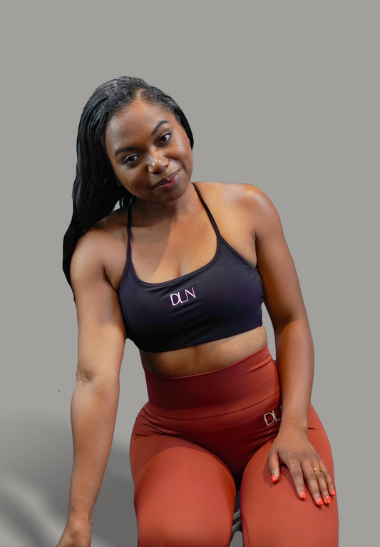 Criss Cross Bra - Black