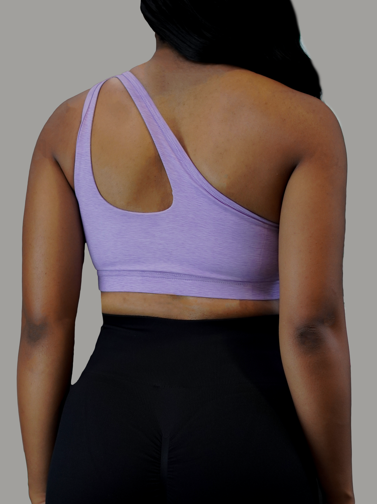 One Shoulder Bra - Purple