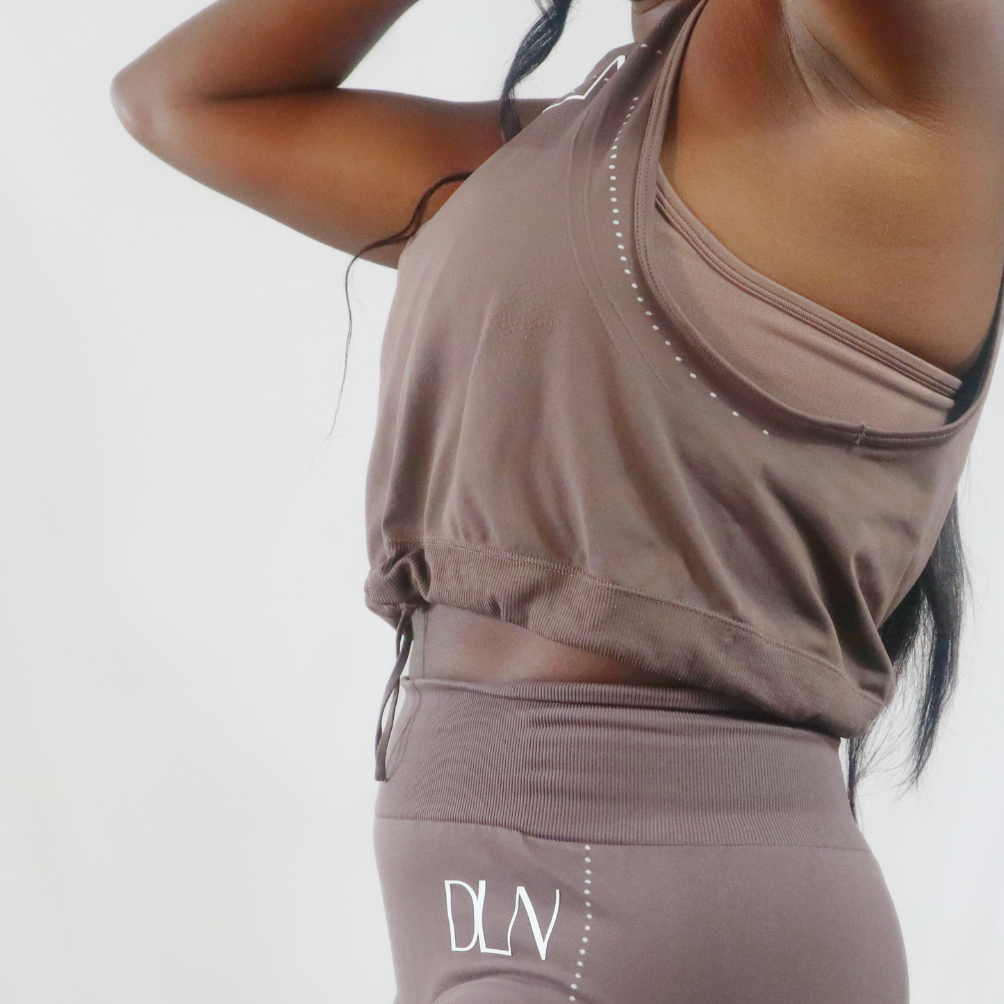 Loose Crop Top - Brown