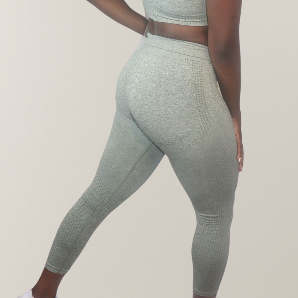 U Neck Sports Bra - Green