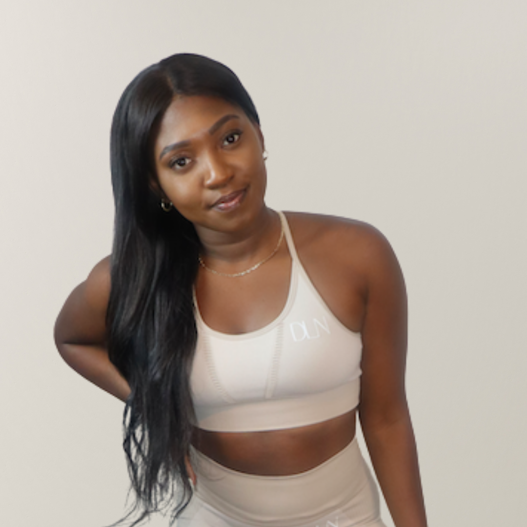 Crossed Back Sports Bra - Tan